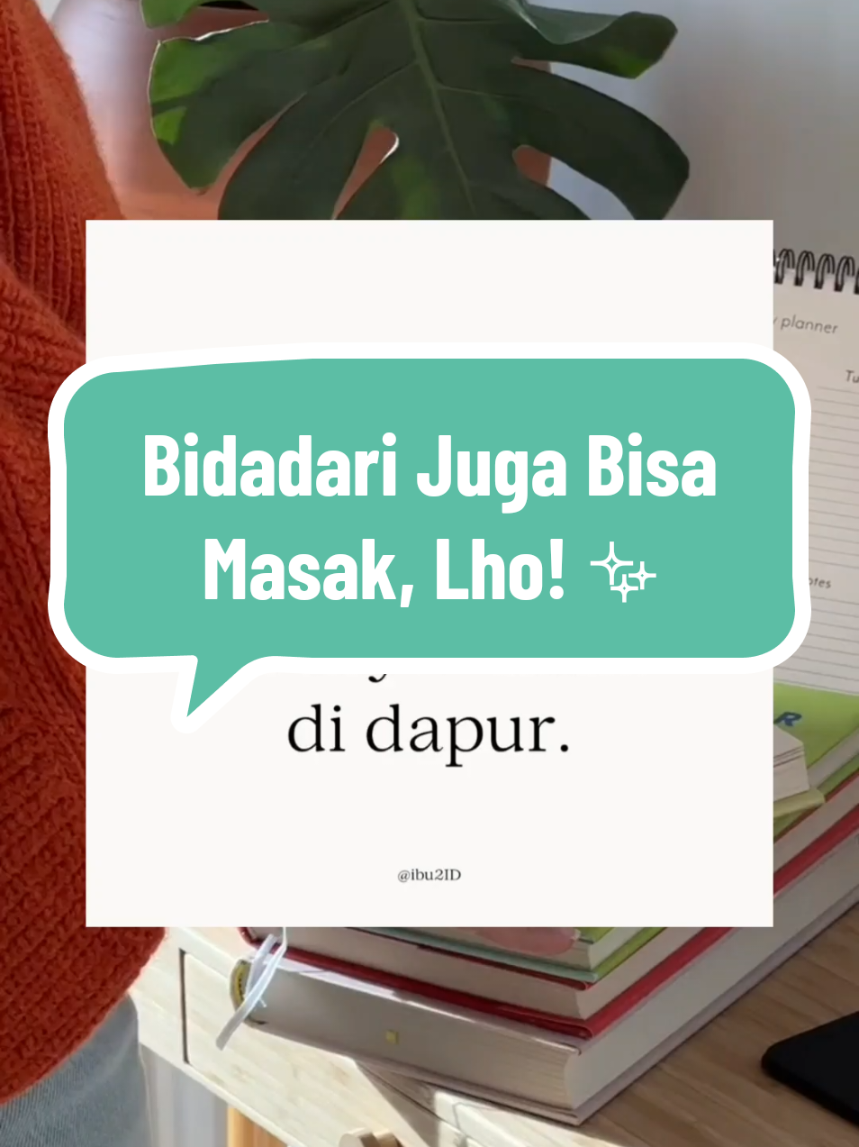 Ngga semua bidadari tinggal di kahyangan, beberapa lagi sibuk di dapur masak MPASI sambil gendong anak! ‍‍🍼 Kadang pengen ngilang, tapi malah harus nyiapin cemilan sehat buat si kecil! 🍌🥣 Kalau kamu juga lagi berjuang jadi ibu super di dapur, yuk saling semangatin di kolom komentar! ✨ Follow aku untuk tips parenting dan nutrisi anak yang santuy tapi bergizi! ❤️ Hashtag: #ibuhebat #parentingceria #nutrisianak #mpasisehat #tipsibu #kontenibu #duniamama #emakemakceria #anaksehat #keluarga #ayah #ibu #ayahibu #orangtua #anak #kakak #adik #bayi #balita #cipung #nagita #nikitawilly #parenting #tipsparenting #kakgem #lekdamis #newborn #mpasi #relate 