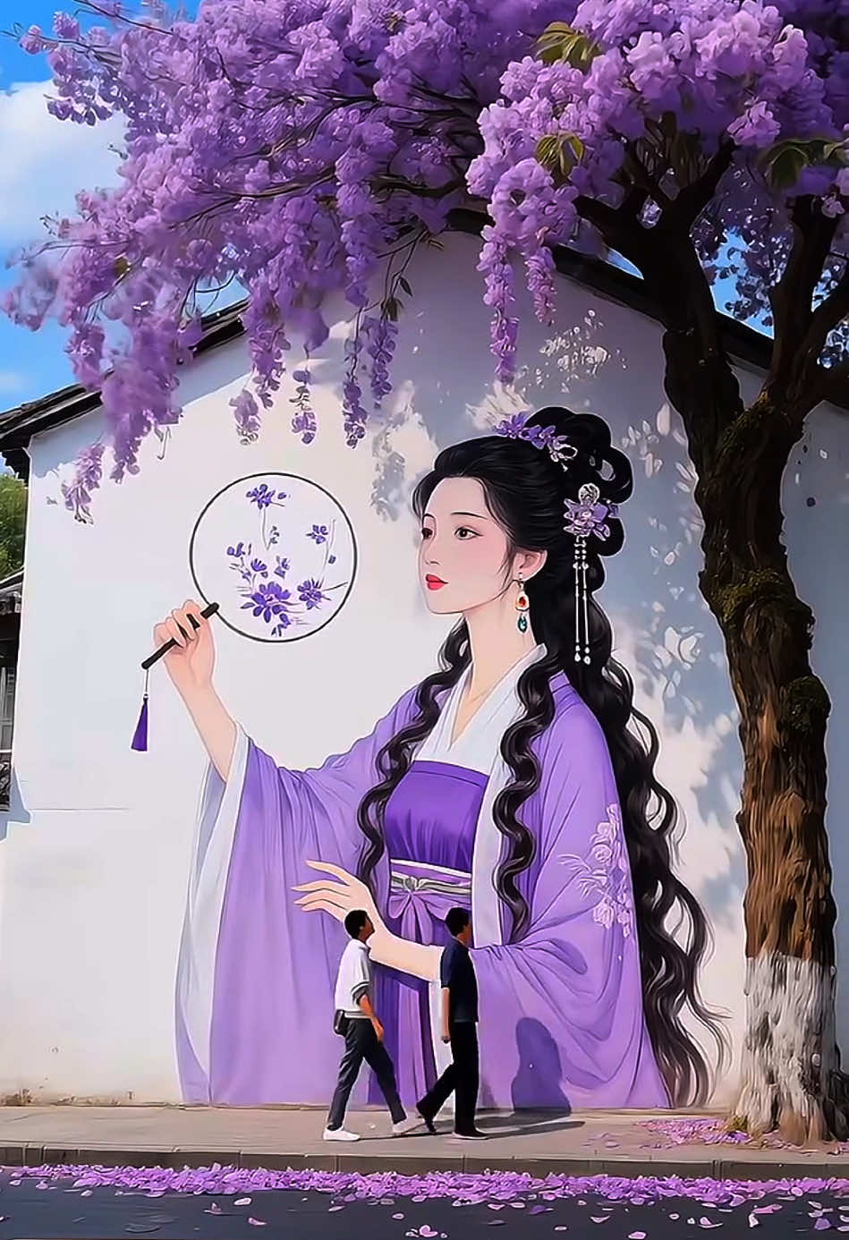 Street Mural Art🎨 (PURPLE💜)