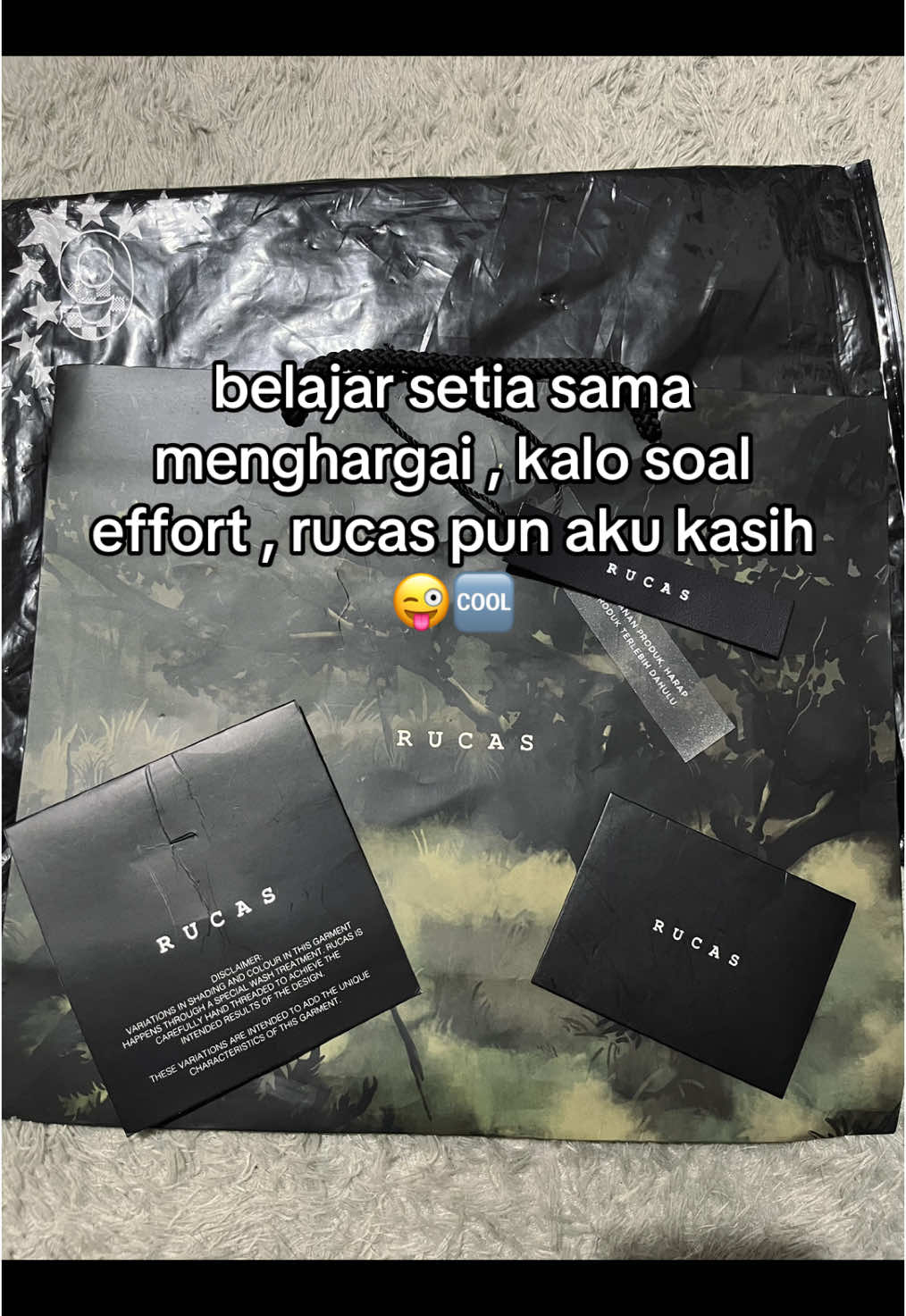 bingung beli rucas, chmb, telepati dimana? ke ig : rarevibe.co aja💫 #rucas #rucasofficial #rucastailor #rucasessentials #rucasco #hadiah #hadiahpacar #fyp #chmb #chambredelavain #telepatiche #brandlokal #kalcer 