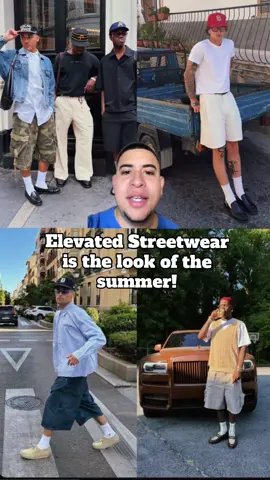 Elevated streetwear is the look of the summer! This summer is for getting out of your comfort zone and testing new things. #greenscreen #streetwear #mensfashion #poloshirt #pleated #trousers #jeanshorts #buttonupshirt #fyp  