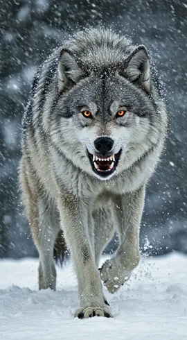 Live Wallpaper: O Lobo Cinzento Colossal na Tempestade de Neve Imagine um lobo cinzento colossal e musculoso, com pelo selvagem, sedoso e bagunçado, rosnando ferozmente em uma pose épica enquanto avança poderosamente através de uma tempestade de neve feroz. Seus grandes olhos perfeitos brilham intensamente com cores vibrantes, perfurando o redemoinho da nevasca com uma intensidade bruta. O manto volumoso e indomado do lobo destaca sua anatomia esculpida e impecável, com cada detalhe capturado em precisão fotorrealista. Suas patas poderosas e perfeitamente formadas esmagam a neve sob seus pés, irradiando força imparável, majestade selvagem e domínio primal em meio ao furioso vendaval de inverno. #LoboCinzento #MajestadeSelvagem #DomínioPrimal #PixVerse #LiveWallpaper