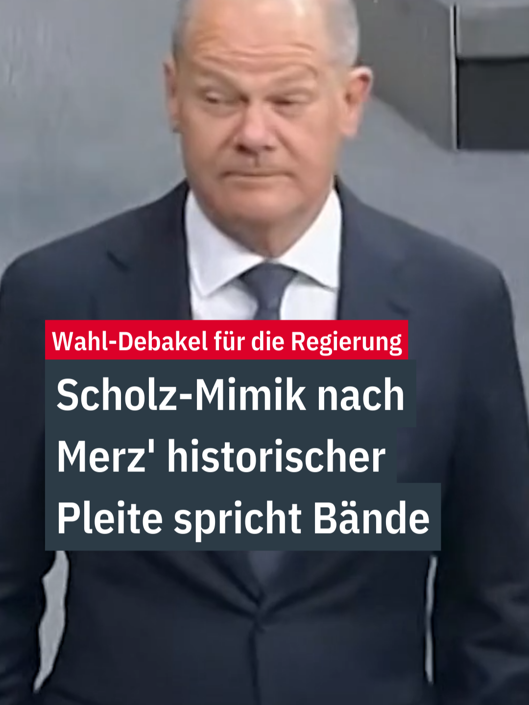 Es ist ein historischer Moment: Merz rauscht durch den ersten Wahlgang. Sechs Stimmen fehlen zu seiner Kanzlerwahl. Bemerkenswert: Auch der amtierende Kanzler Olaf Scholz ist sichtlich geschockt.  Wie hätte ihr reagiert? 🫣 📲Updates zum Thema gibt's mit der ntv App. #ntv #nachrichten