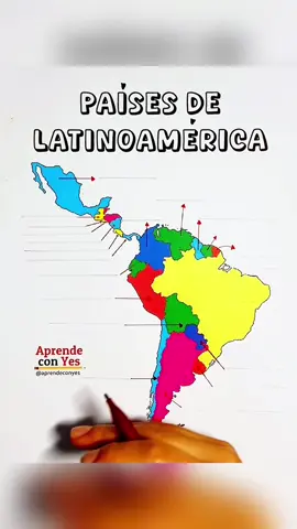 Mapa de Latinoamérica 