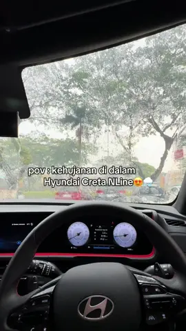 H🩶 #asmr #asmrsounds #hujan #hyundaicreta #cretanline 