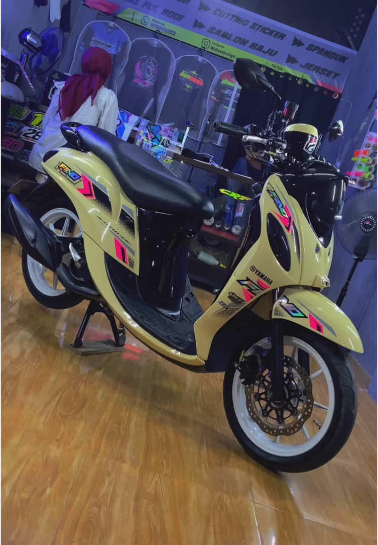 Fino🔥😍 @ridoxdesign Order stikernya di sini WhatsApp 087888655972 #fino125 #fino125modif #fino125🚀 