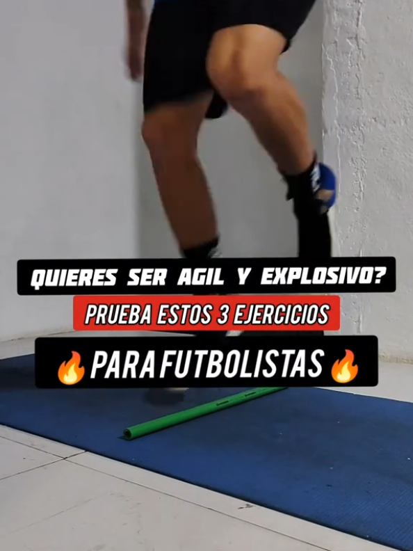 Quieres Ser AGIL Y Explosivo Prueba Esto🔥💪🏻⚡ #futbol⚽️ #futbolista #agilidad #explosivo #entretenimiento #rutinaencasa 