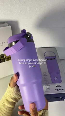 Air minum tetep fresh seger pake tumbler cantik ini 🥹🫶🏻 #CapCut #tumbler #tumblerviral #termoses #termostahanpanasdandingin #racuntiktokshop #fypシ゚ #beranda #fypindonesia 