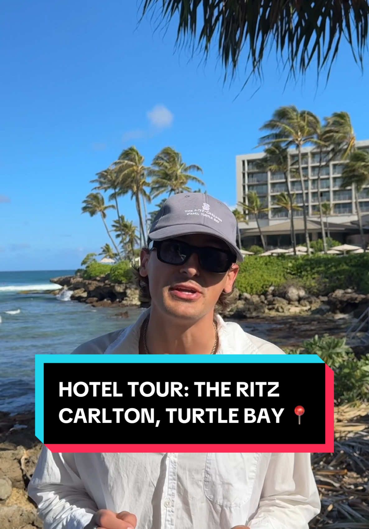 The only resort this close to the surf on the North Shore, Hawaii  The Ritz-Carlton, Turtle Bay, Hawaii 📍 Since July 2024, The Ritz-Carlton has taken over the iconic Turtle Bay Resort, one of the last true beachfront properties on O‘ahu’s North Shore. #hawaii #northshore #ritzcarlton #luxurytravel #luxuryhotel #resort #hawaiitiktok #travel #hoteltour #oahu 