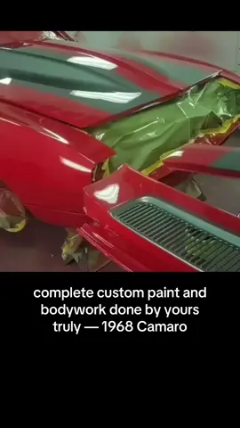 mastered custom paint & bodywork-one of my many talents #CustomPaint #BodyworkMaster #CarRestoration #1968Camaro #FlawlessFinish #AutoBody #CarEnthusiast #MetalWork #CarPainter #TrustTheExpert #CarLife #Motivation #RealEstate #HouseFlipping #LifeExperience #FollowForMore #CarRestorationProject 48m