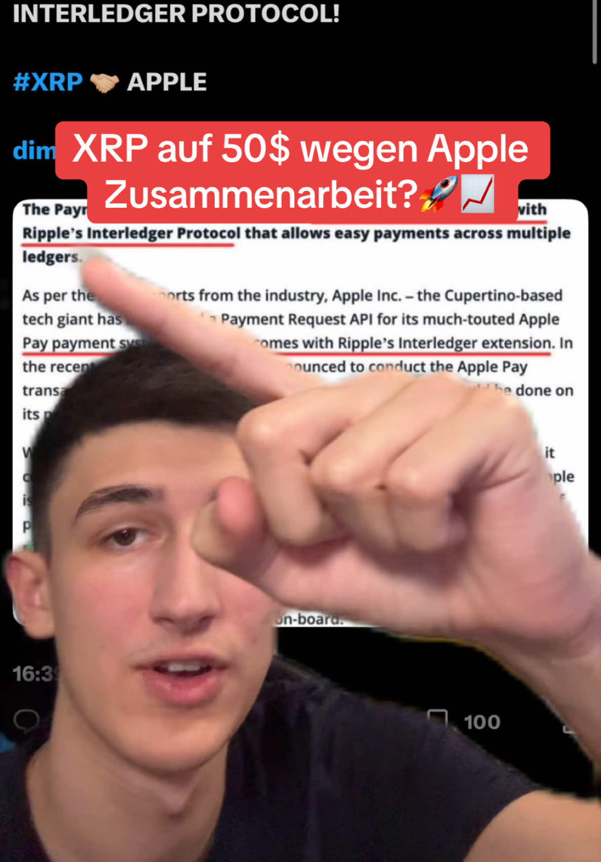 Ripple XRP Zusammenarbeit mit Apple?🚀 #xrparmy #xrp #xrpripple #xrpcommunity #xrpnews 