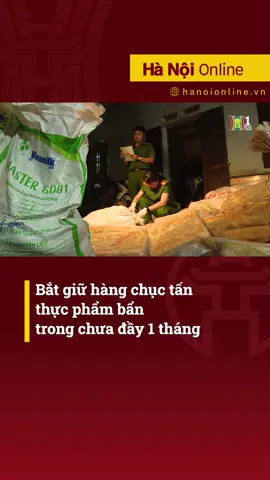 Kiểm tra, ngăn chặn hàng chục tấn thực phẩm bẩn đang chuẩn bị được đưa đi tiêu thụ. Nhiều người dân khi nhìn thấy những hình ảnh sau đây, có lẽ sẽ rất hoang mang, lo lắng vì tất cả đều là những thực phẩm quen thuộc. #truyenhinhhanoi #tintuc #daihanoi #thucphamban #thucpham #batgiu