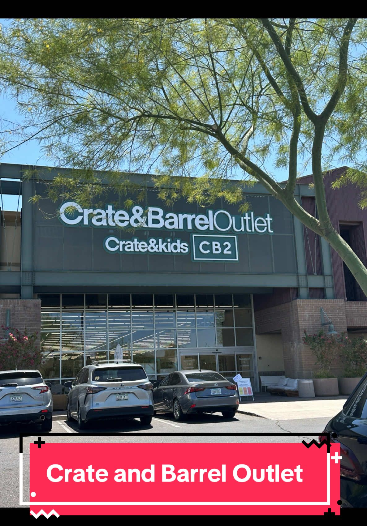 Crate and Barrel Outlet in Arizona #over50women #womenover50 #genxwomen #crateandbarrel 