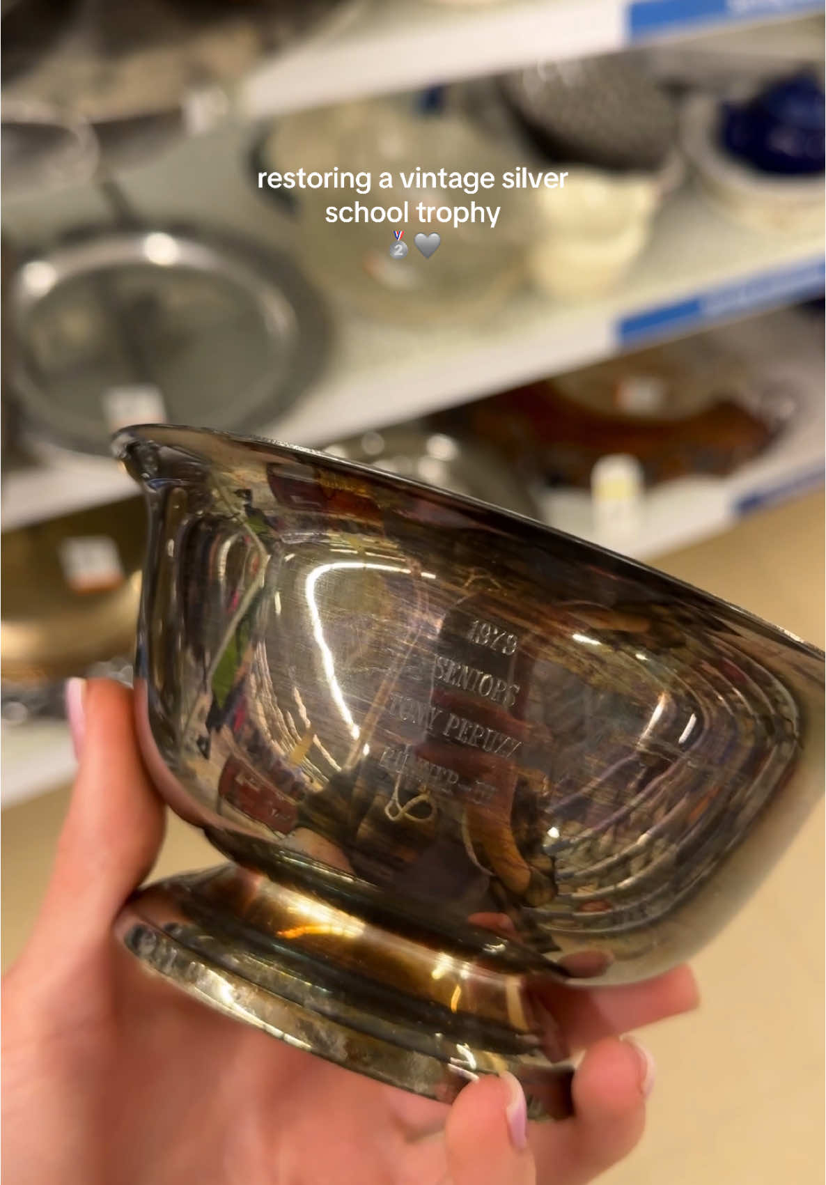 thrifted find from 1979😍 #silver #thrift #asmr 