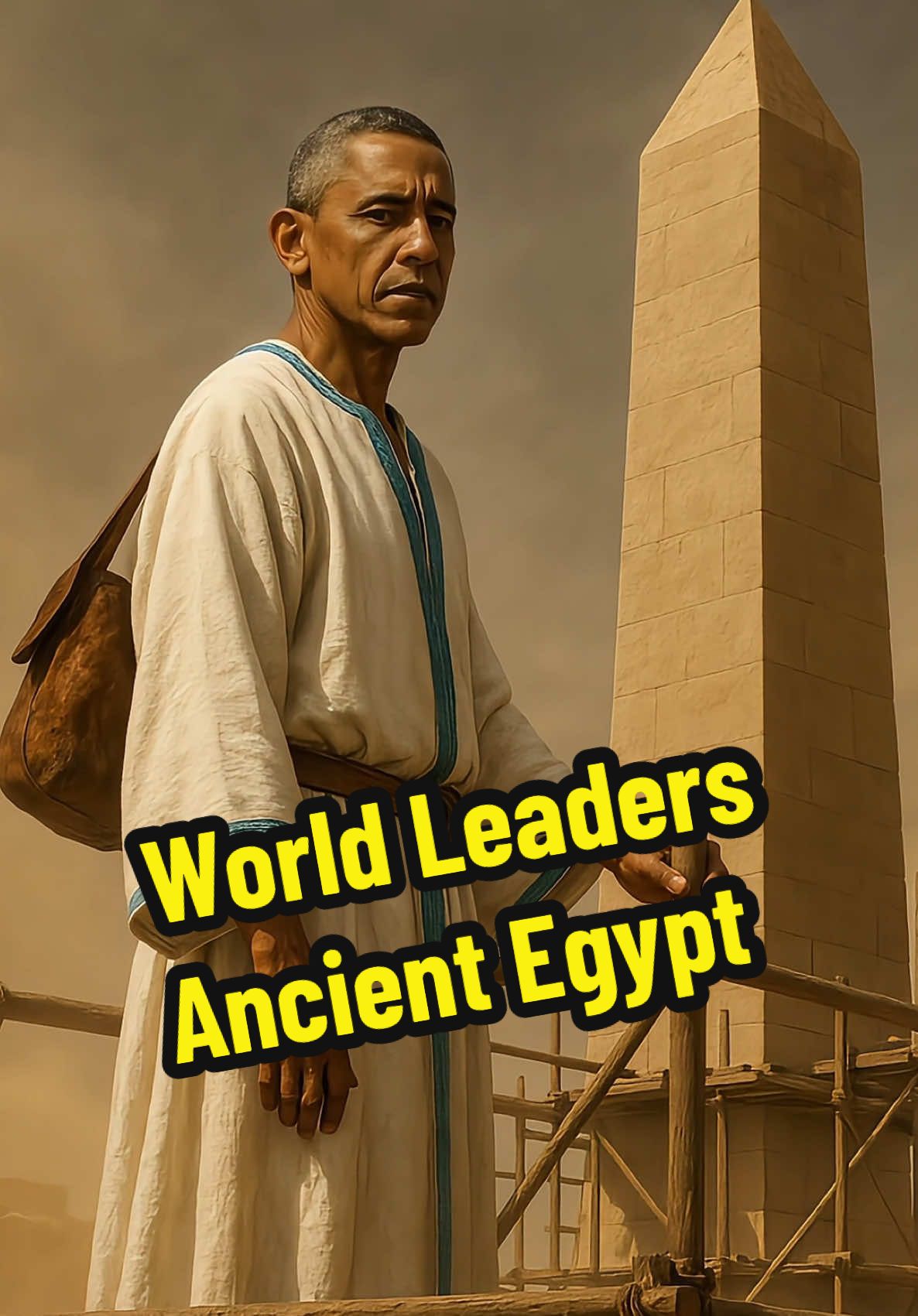Obamas Style is fresh AF. Ever wondered how it Looks Like if our world Leaders would live in ancient egypt? No? Doesnt matter, now you See it. #usa #usa🇺🇸 #america #europe #satire #funny #ai 
