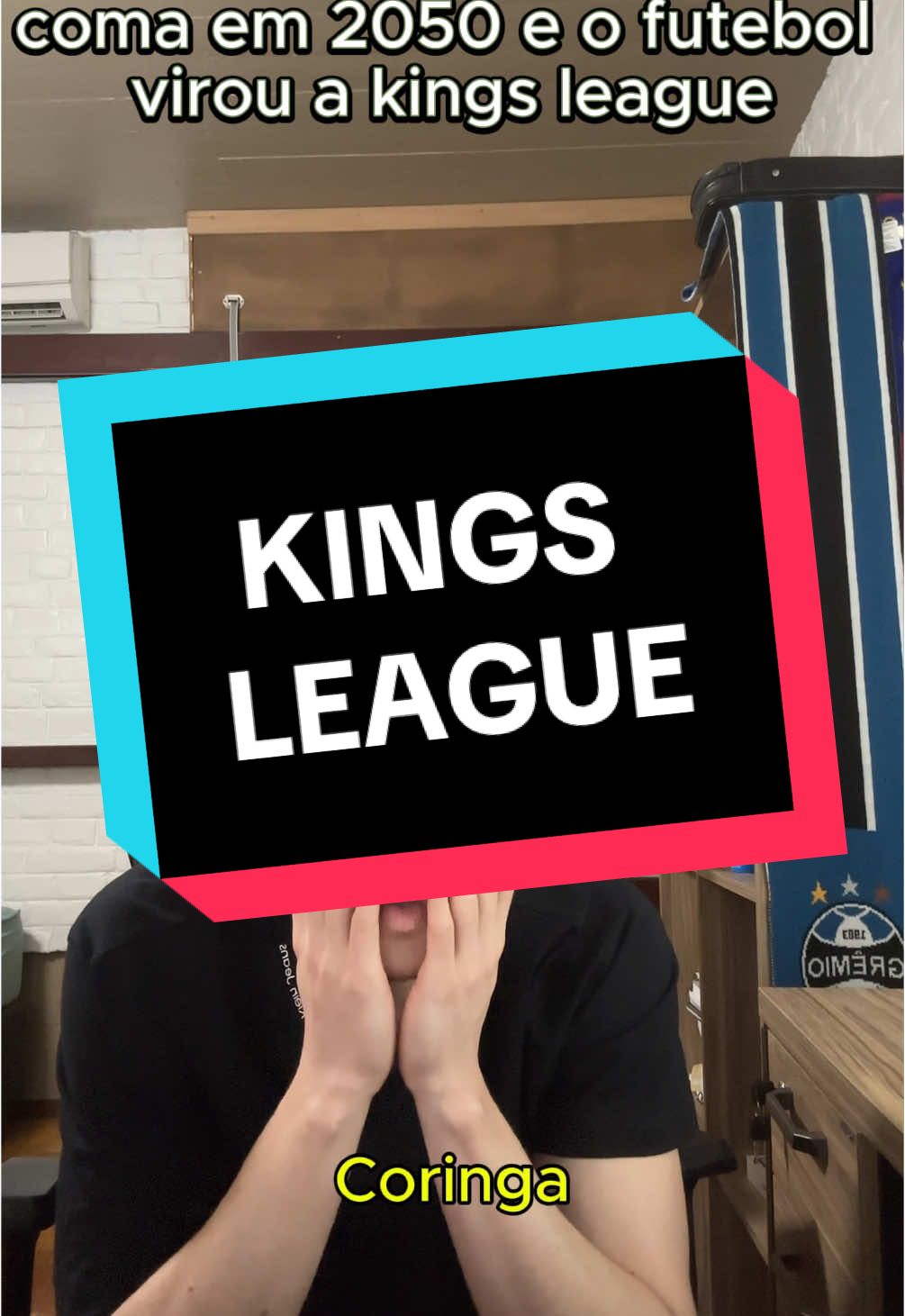 POV: você acordou do coma em 2050 e o futebol virou a kings league. #futebol #futebolbrasileiro #kingsleague 