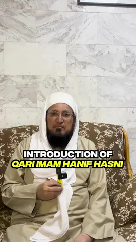 Meet Qari Imam Hanif Hasni! #IslamicCommunity #HouseOfAllah #FaithInAction #MosqueLife #StrongerTogether