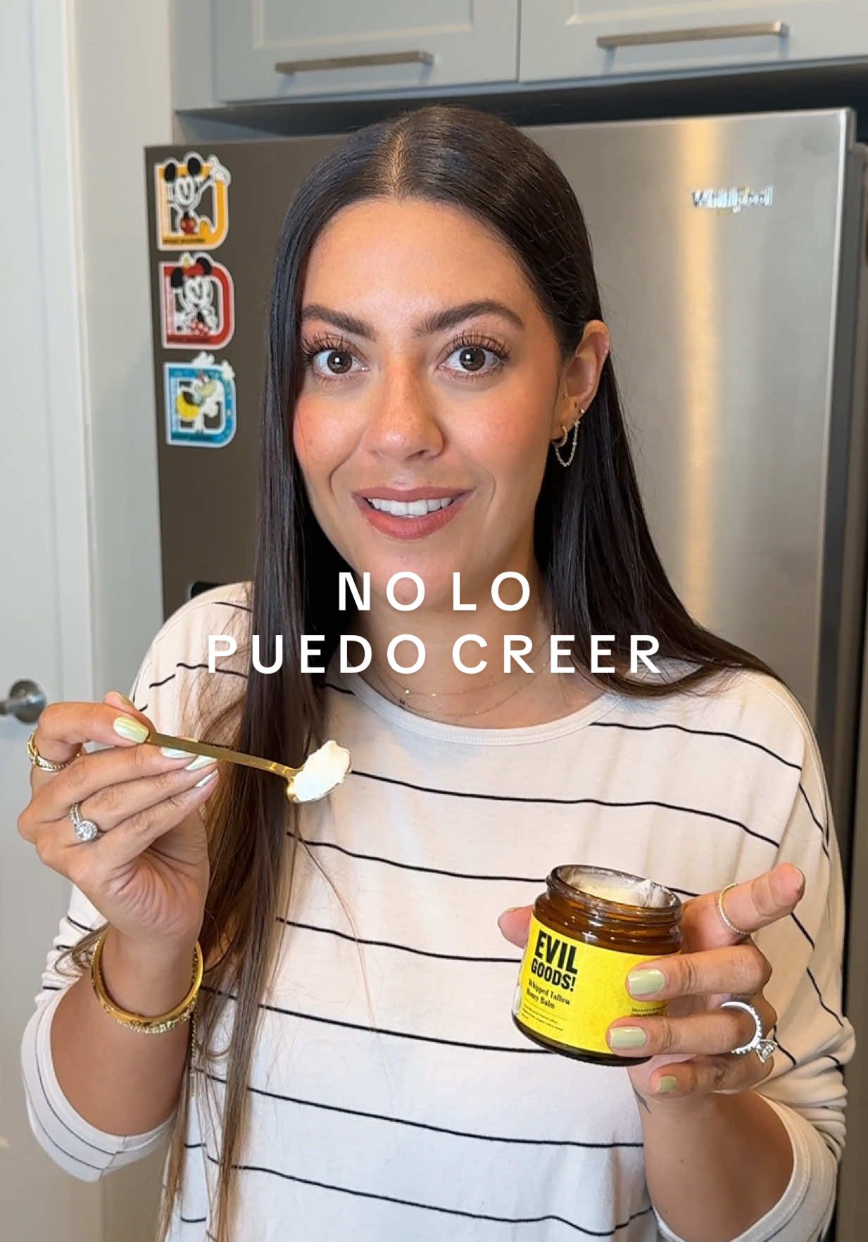 No lo puedo creer 😰 ¿entonces de qué están hechas las copias? 😳 Espero que con este truco jamás vuelvan a comprar un producto falso #skincare #beauty #natural #beeftallow #resultsmayvary #belleza #seboderes #evilgoods #cuidadodelapiel *results may vary