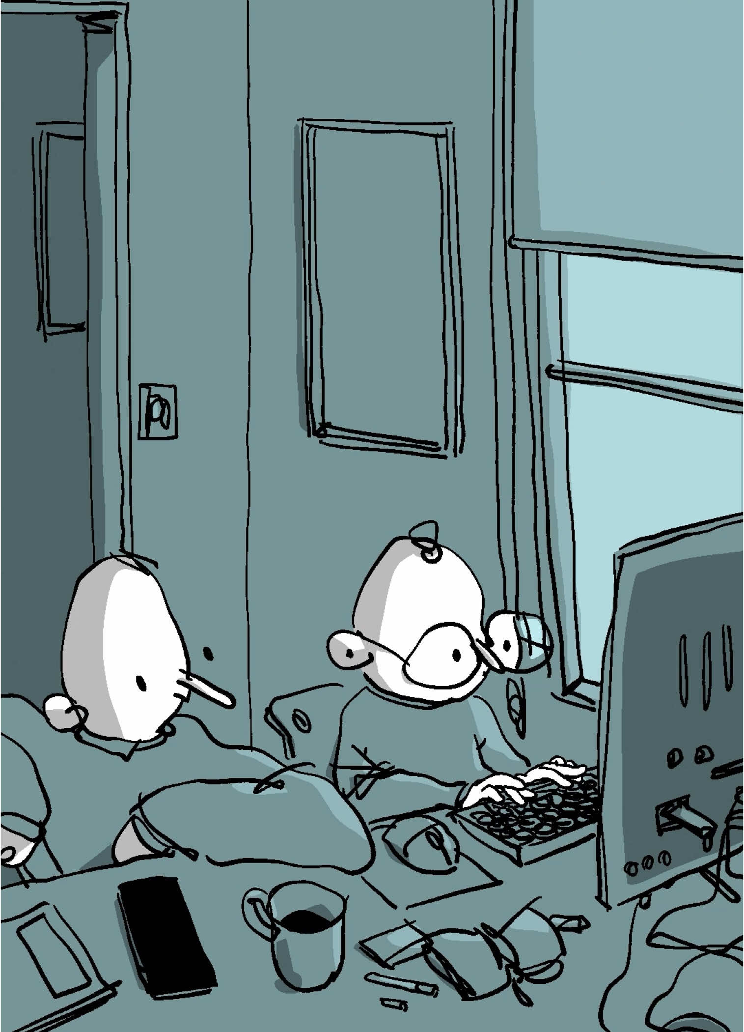 🗣️😑 #animation #comic #art #office