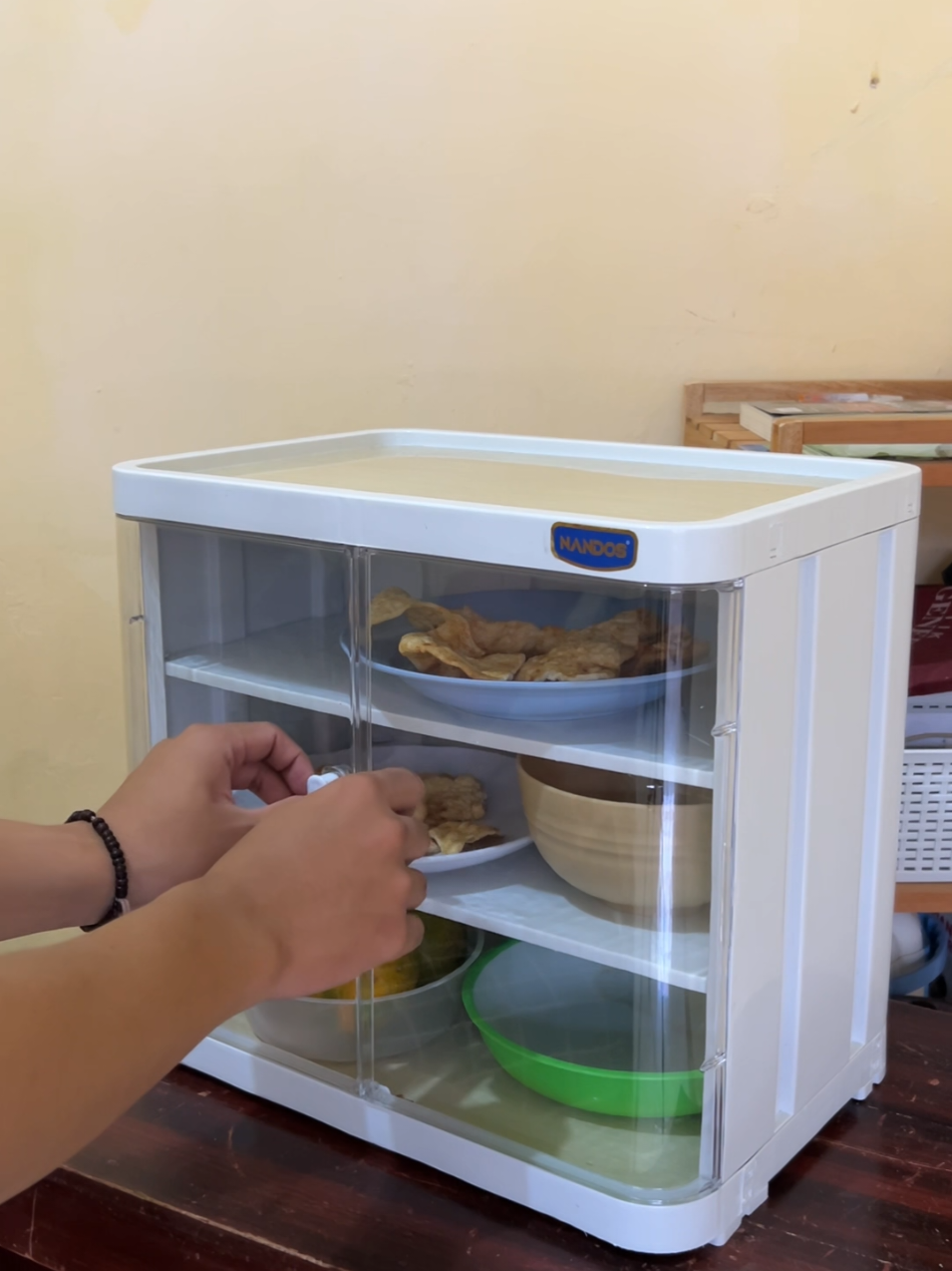 rak makanan 3 susun super premium dan higienis #rak #rakmakanan #rakserbaguna #tudungsaji #rakmultifungsi #tiktokshopindonesia 