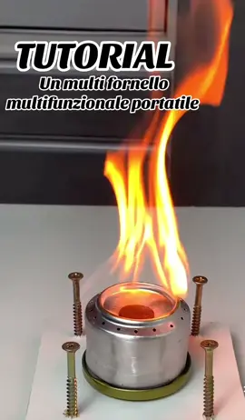 TUTORIAL : Un multi fornello funzionante fatto in casa che dura per ore #faidate #tutorial 