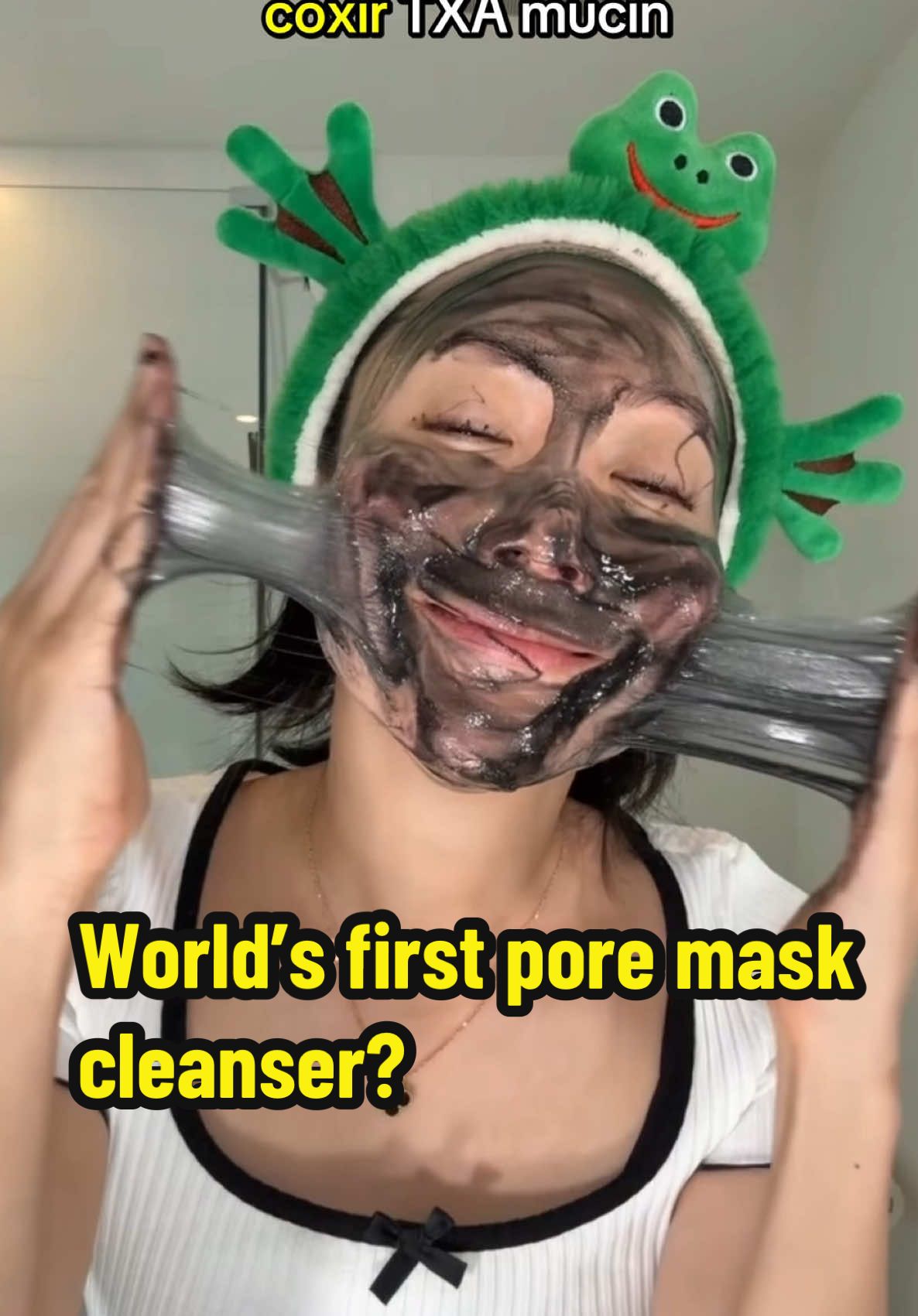 The world’s FIRST pore mask cleanser??? 😱😱😱 #coxir #kbeauty #coxirpartner #amazonfinds #poremaskcleanser 