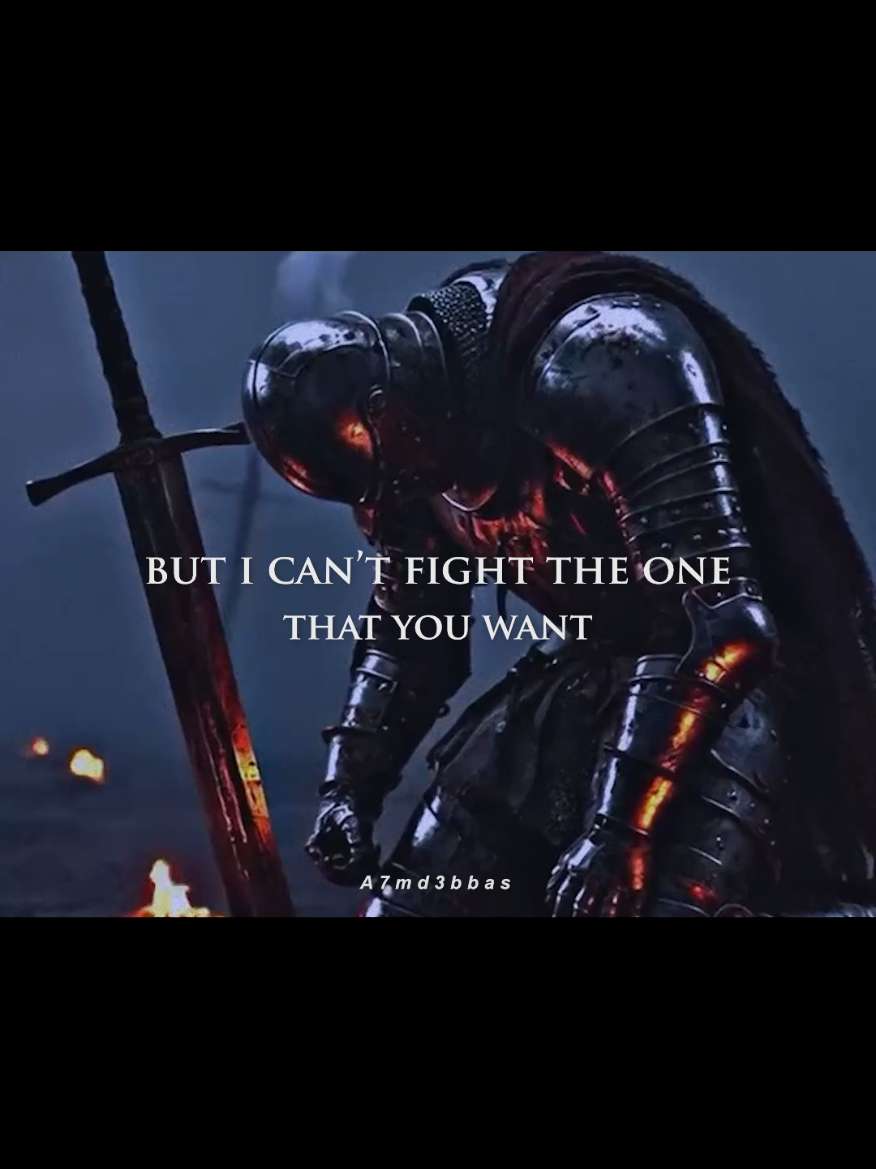 I can fight 100 men who want you .. but can't fight the one that you want. #foryou #fyp #اقتباسات #شعر #كتابات #قصايد #لك #poet #poetry #a7md3bbas 