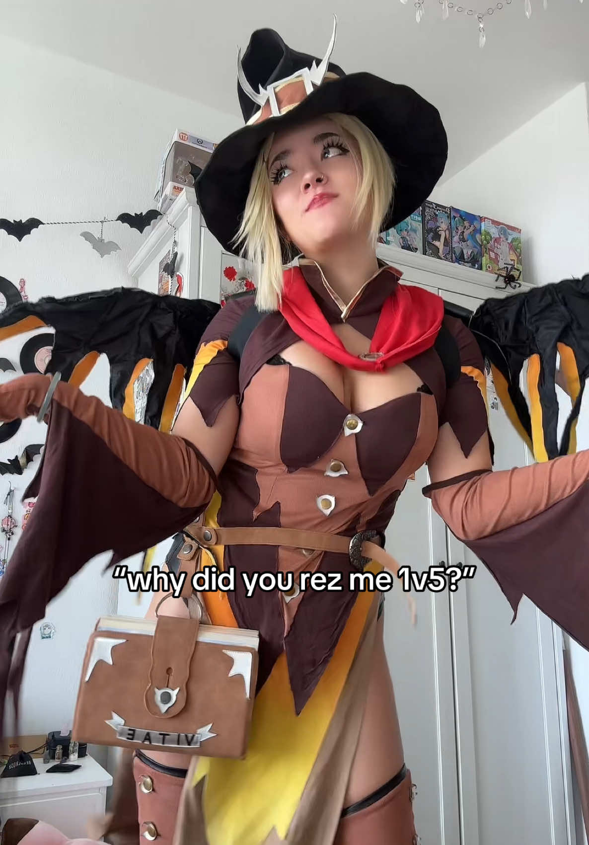 this is why my duo dumped me #mercyoverwatch #overwatchcosplay #mercycosplay #overwatch