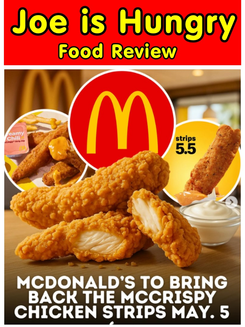 McDonald’s New McCrispy  Strips Review * Creamy Chili McCrispy™ Dip * Joe is Hungry #fyo #fyoupage #foryou #foryoupage #foryoupageofficiall #joeishungry #fastfood #fastfoodreview #fastfood #mukbang #whataburger #fyp #fypシ #foryoupage #fypシ゚viral #foryourpagetiktok #foryourpages #Mcdonalds