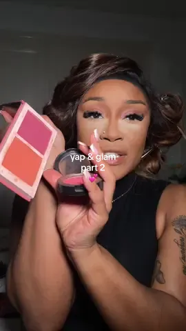 let me know your favourite part of this glam & if you see your fave staple 👀 @ONE SIZE BEAUTY X @thebeautycrop setting powder >>>>>>  #vivssana #softglam #BeautyTok #blackgirltiktok #fyp #ukblackgirlmakeup #glam #narsassist #birthdayglam #maccosmetics #danessamyricksbeauty 