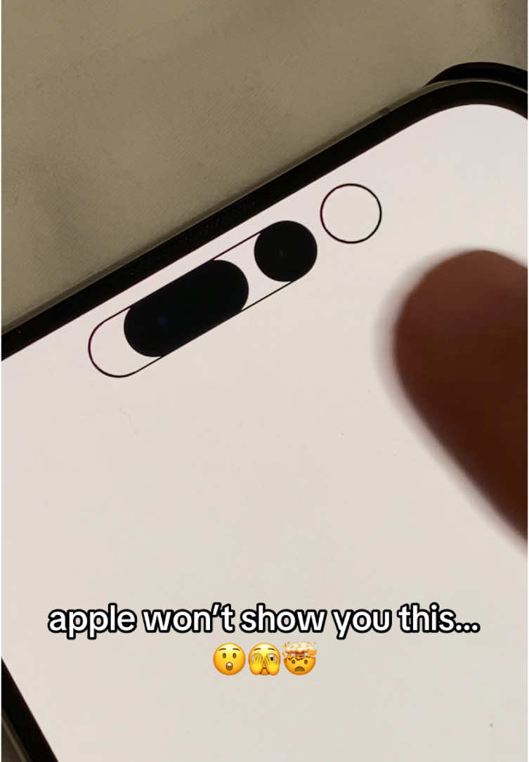 Dynamic Island is not actually an island 😳 #iphonesecrets #iphone #iphone17 