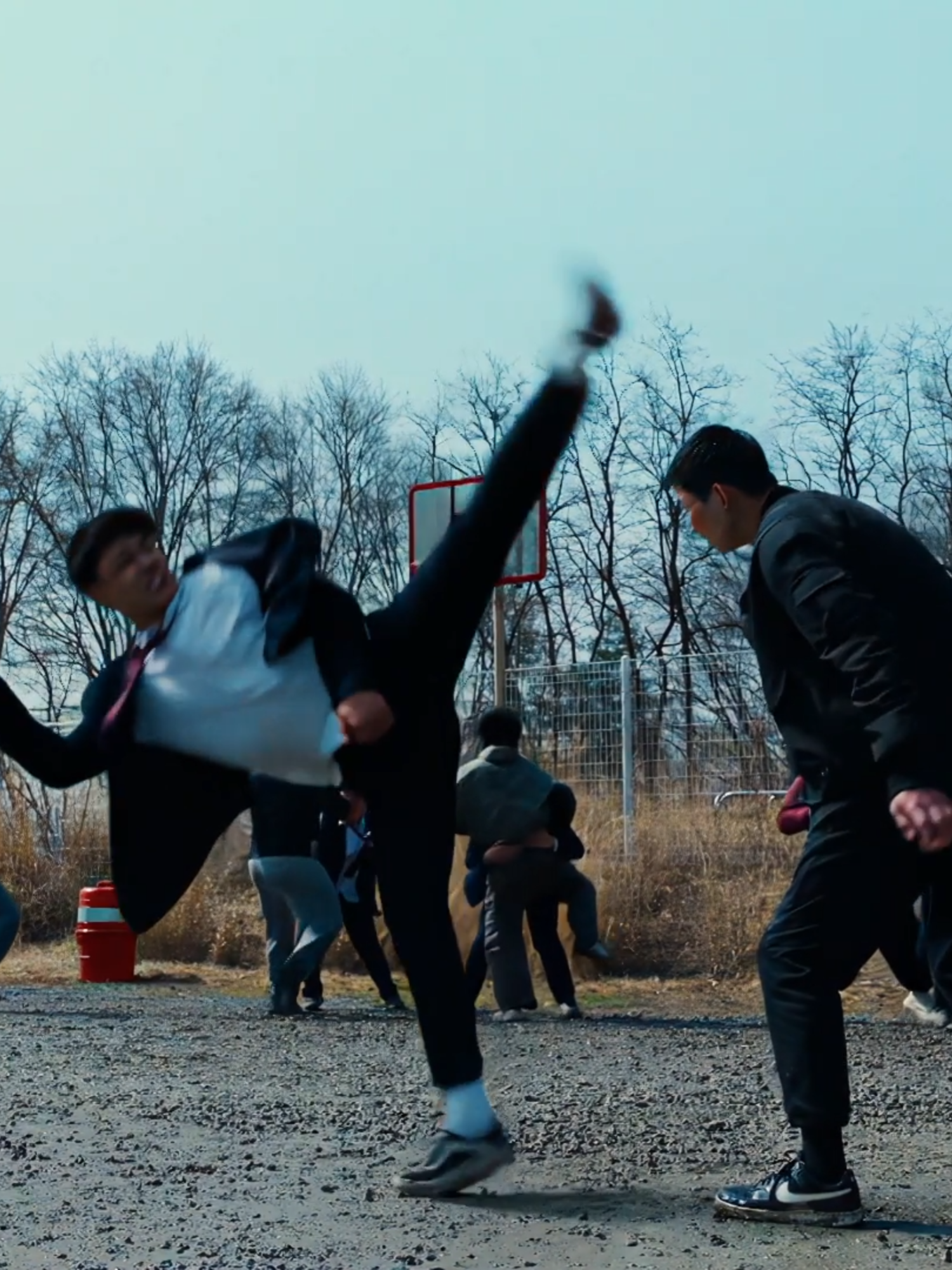 the kick I'd love to take      scp: wookscenes #WEAKHEROCLASS2 #KOHYEONTAK #LEEMINJAE #SEOPHYO  Copyright Ⓒ NETFLIX. All rights reserved.
