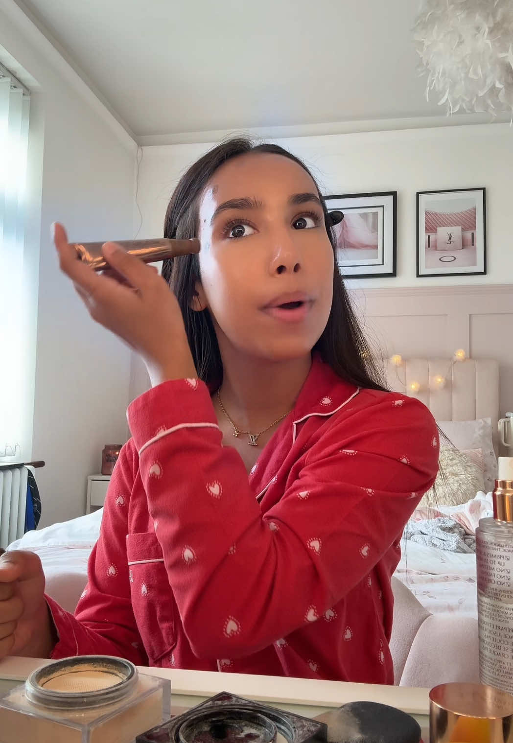 school air did not co operate with my makeup #grwm #getreadywithme #makeup #school #grwmforschool #schoolgrwm #schoolmakeup #skincare #Summer #gcse #gcses #straightener 