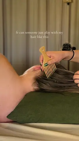 Real person asmr hair scratching to help you fall asleep 😴  #asmr #relax #tingles #asmrmassage #asmrspa #hairbrushing #hairplay 
