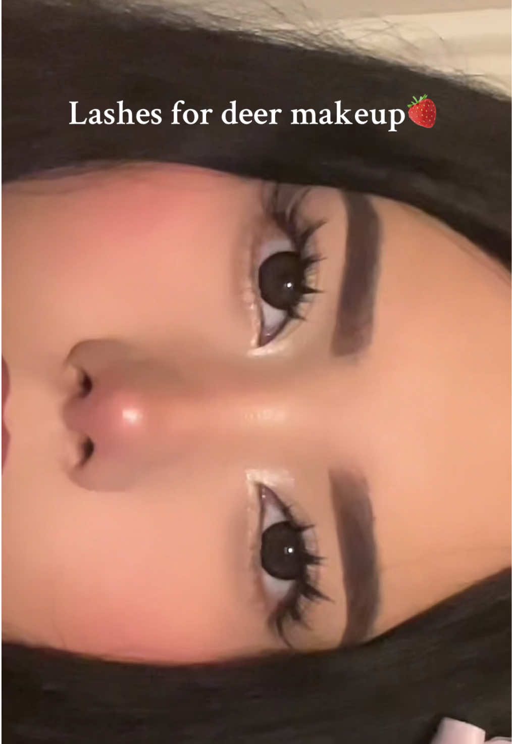 Current discount right now!! These are similar to the fairy lash style 🧚🏻🦌💗 @UCoolMe Lashes Contacts from ttdeye in Noir Brown dc: heartw #ucoolmelashes #lashextensions #browneyes #bigeyes 