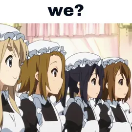 me n gang fr #ritsu #mio #yui #mugi#azuza#ritsukon #miokon #konanime #kon #anime #konanimefan #we? #us #gng #gang 