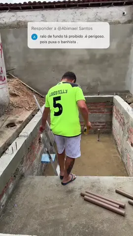 Ralo de fundo é proibido #Ralo #Piscina #Obra #Construção #Proibido 