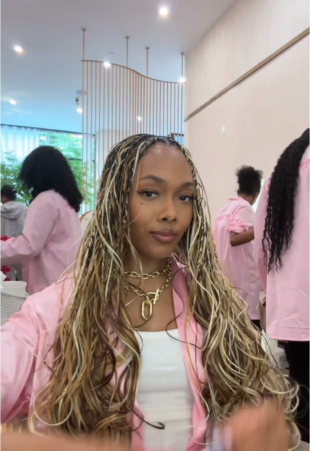 French curl braids for the summmer??? Umm absolutely yes✨  @lelliessantiago  French Curl Hair provided by Chi Luxe Braiding Hair #frenchcurlbraids #nybraider #fyp #fypシ #braids #braidstyles #braidinspo #harlembraider #braiderontiktok 