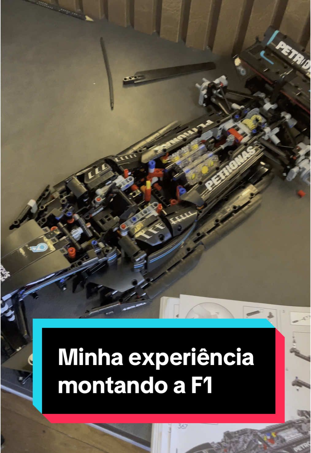 Top demais esse modelo, vale cada centavo e hora montando #lego #f1 #hamilton #formula1 
