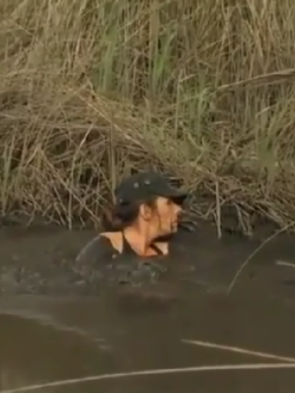 Girl sinks in muddy quicksand!  #wam #quicksand #girlinquicksand #sinking #mud #quicksandgirl 
