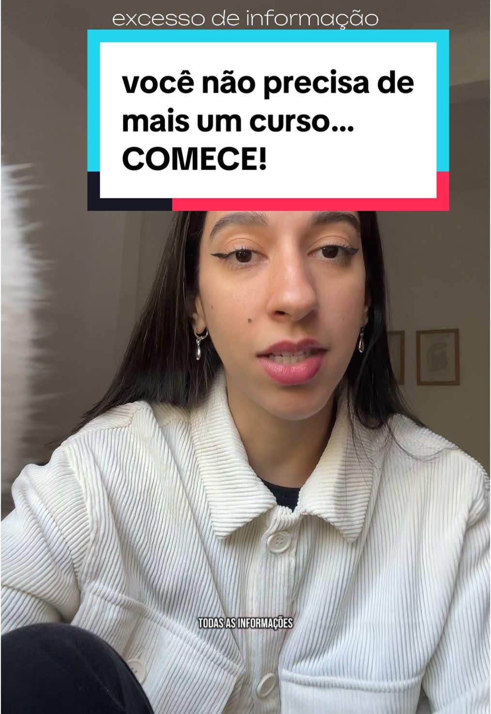 Quantas vezes você deixou de começar algo esperando estar 100% pronta? O excesso de informação pode parecer preparação, mas muitas vezes é só procrastinação disfarçada. Comece com o que você tem hoje. A ação também é uma forma de aprender. Pare de se preparar e comece! #reflexão #procrastinação #autoconhecimento #desenvolvimentopessoal #ação #produtividade #início #motivaçãodiária #mentesaudável #comeceagora 