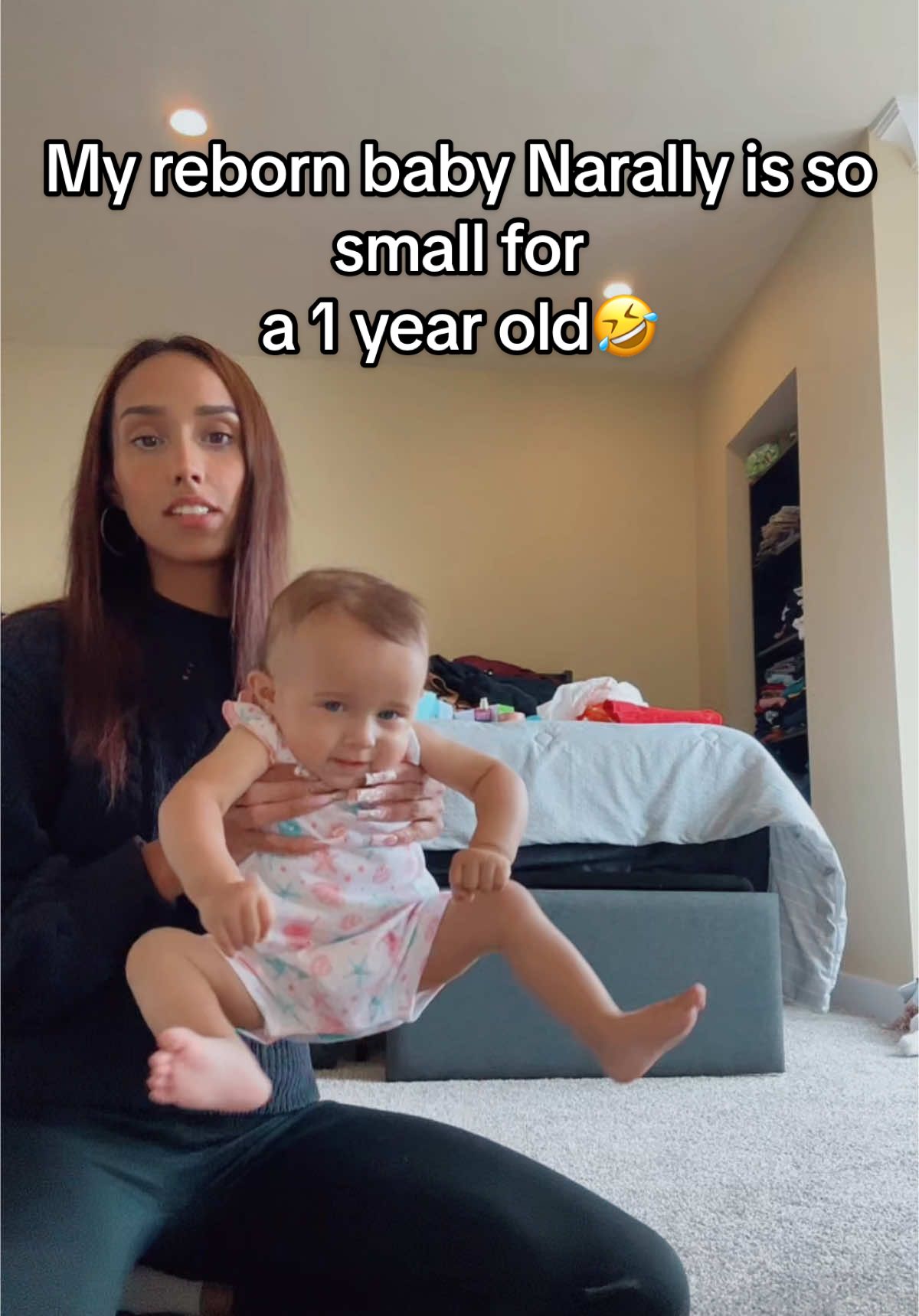 Narally is so small for 1 years old🤣 #bellavargass #thenievesfamily #bellanievesxx #invisionco #thenajms #narallyandbella #laura #najmulmslover15 #narallyandlauraforever #narallymorales #thenajmfamily #narallynajm_ #narallyandyounglo #tiktokdrama #thenajmupdates #parenting #lauranajmlies #lauranajm #nailsoftiktok #fyp #nicumom #nicubaby #nicustrong #fypシ゚viral #fypシ #babydaddyproblems #babydaddyissues #babymamadrama #babymamasnodramapodcast #laura #reborn 