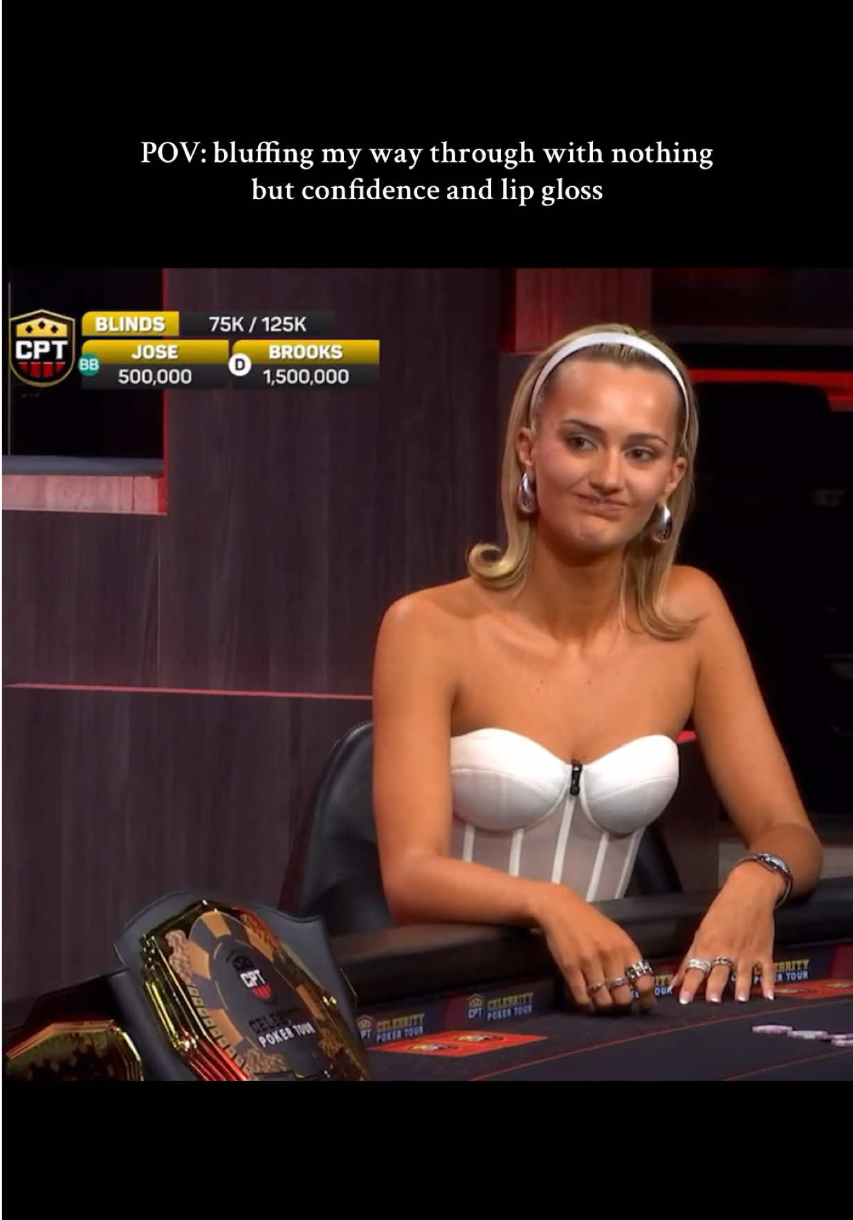 really bluffed my way to the top 💅