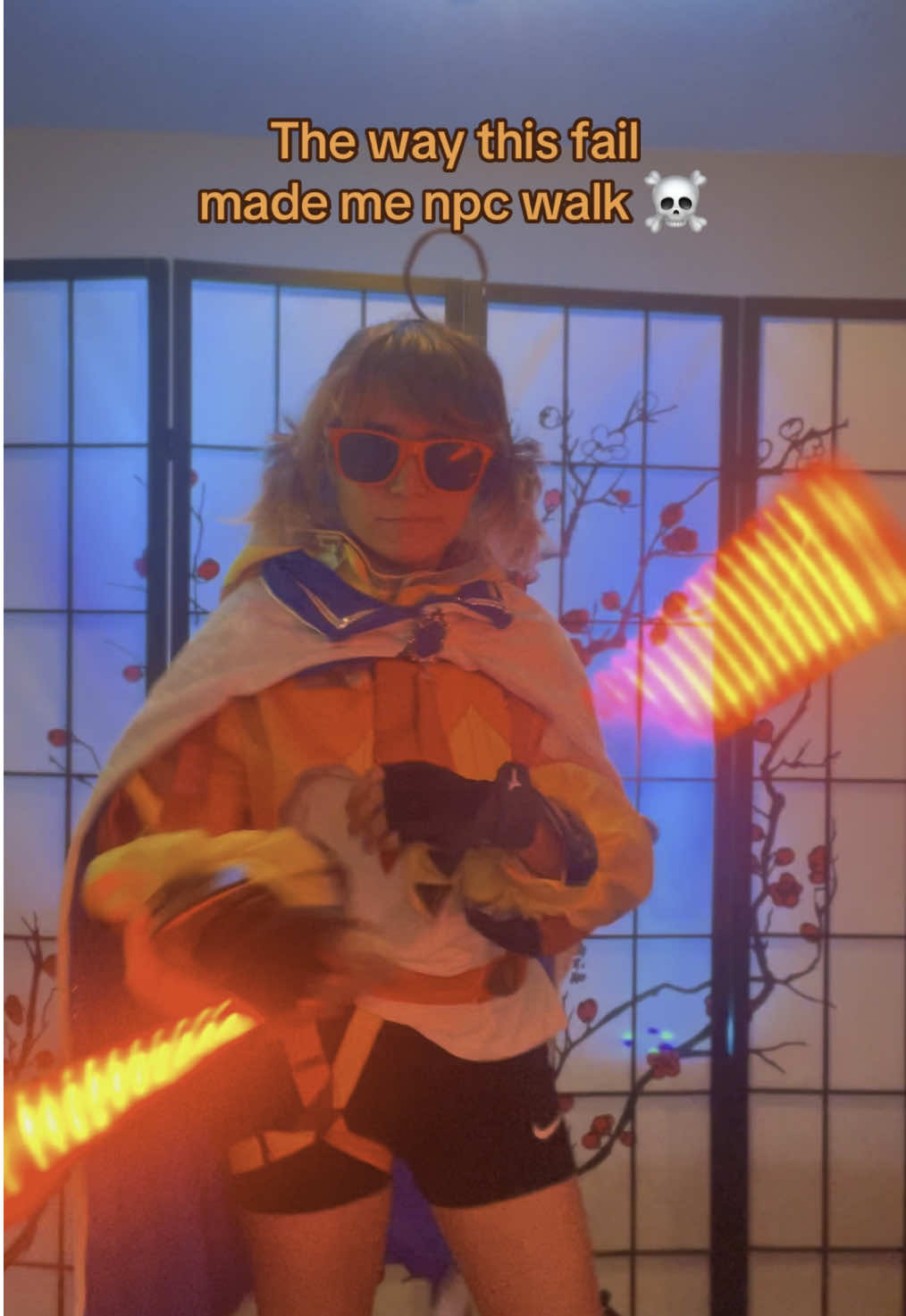 just “🧍‍♂️” #gonathan #gonathan #gigimurincosplay #gigimurin #flowarts #hololiveenglishcosplay #nunchakufreestyle 