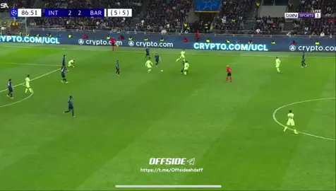 هدف برشلونة الثالث رافينيا يسجل ضد الانتر #نصف_نهائي_دوري_ابطال_اوربا🏆 # 