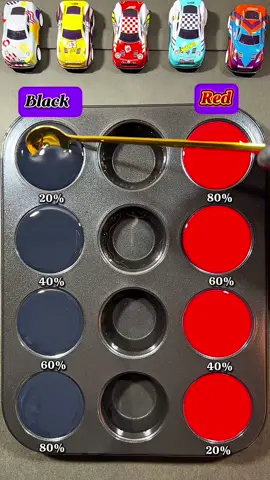 Mix 20% Black and 80% Red and see the amazing results #colormix #asrm #colormixing #coloring #colors #oddlysatisfying ##satisfyingvideos 