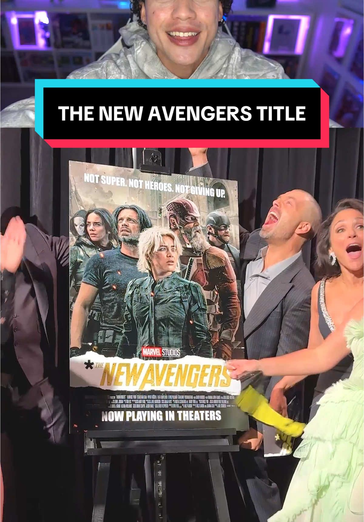 that new title hitting different 😭 #thunderbolts #thenewavengers #marvel #mcu #thunderboltsmarvel #tiktokfilmtvcompetition 