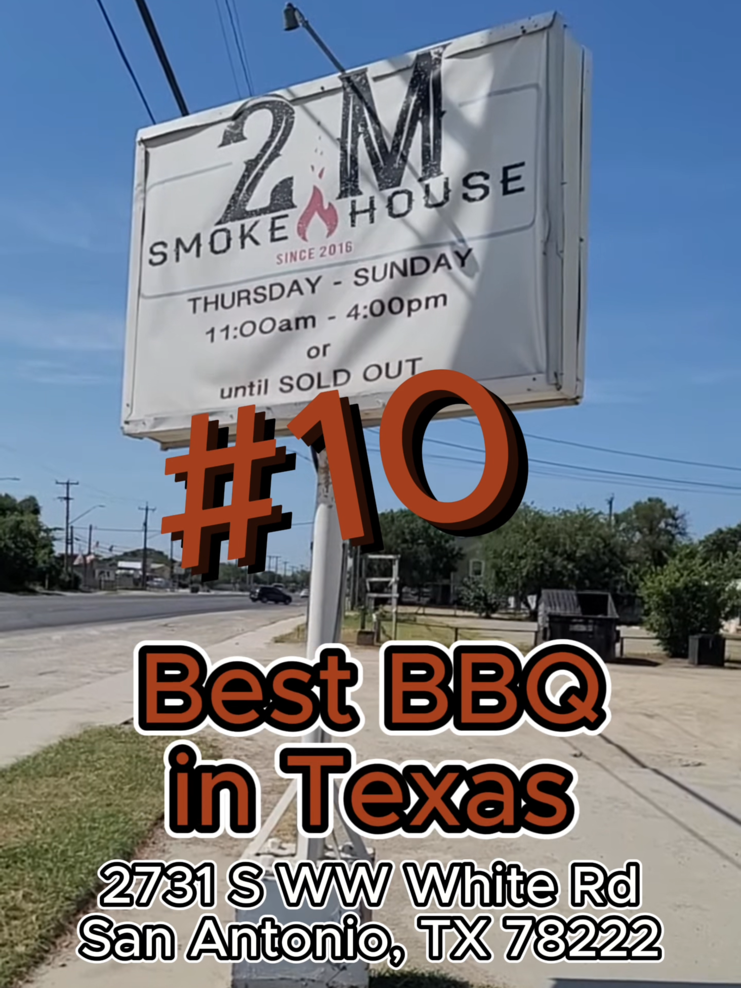 This sausage caught me off guard. And the mac with chicharrones? Game changer. Number 10 on my Top 10 Texas BBQ list is 2M Smokehouse in San Antonio. Bold flavors and big surprises. #TexasBBQ #2MSmokehouse #BBQTok #SmokedAndRated”#956slc #Top10BBQ #BBQLovers #TexasBBQ
