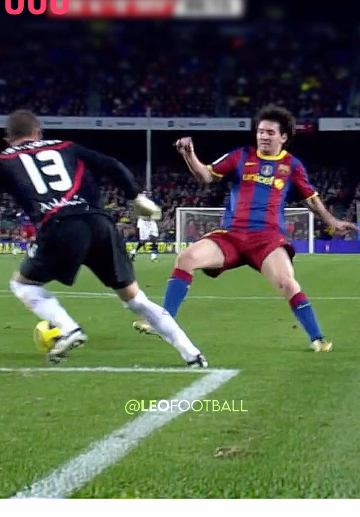 Messi vs Goalkeeper 😈 #messi #leomessi #Soccer #football #fürdich #shorts #reels #longervideos 