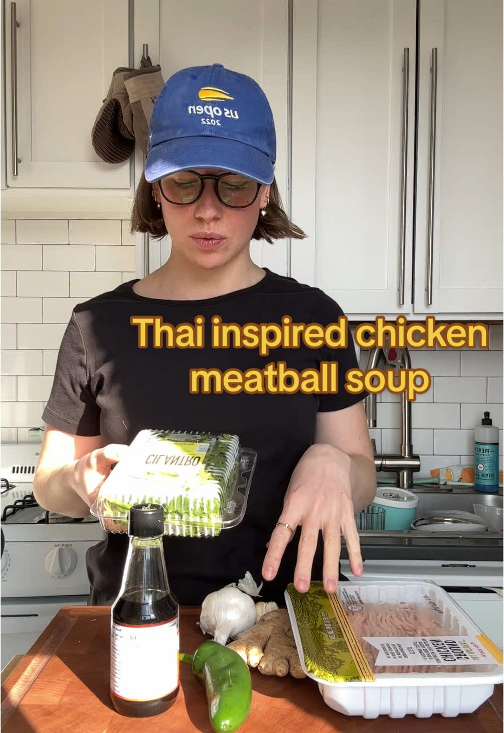 One of my @NYT Cooking fav easy dinners is this Thai inspired chicken meatball soup! #nyt #nytcooking #easydinner #easydinnerideas #soup 