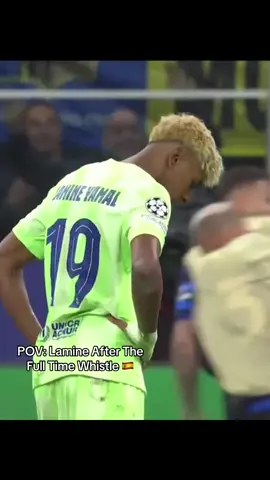 Yamal has been let down just like last year #footballtiktok #championsleague #lamineyamal #reaction #barcelona #inter #foryoupage #viral #pourtoii #fyp